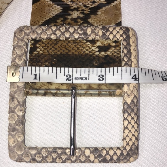 Alessandro Dell’Acqua python plastic belt m/s - Picture 11 of 12